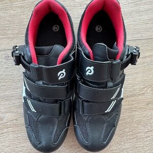 Women’s Peloton Black Cycling Shoes Size 39 (8) LIKE NEW